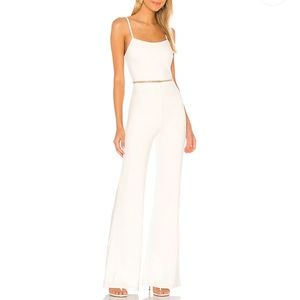 Lovers+Friends NEW Lavinia Wide Flare Leg Jumpsuit
